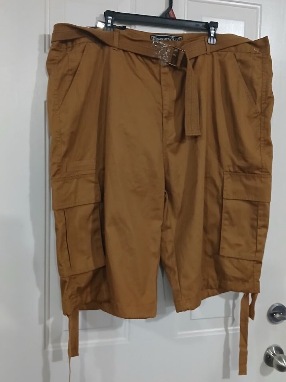 JeanStation Superior Mens Belted Shorts Sz. 48